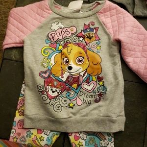 Toddler paw patrol set